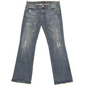 Vigoss Bootcut Distressed Denim Jeans 11